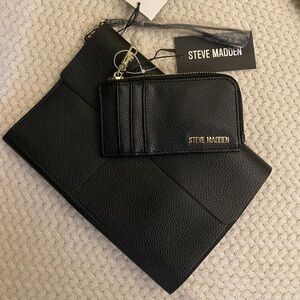Steve Madden pouch and card case